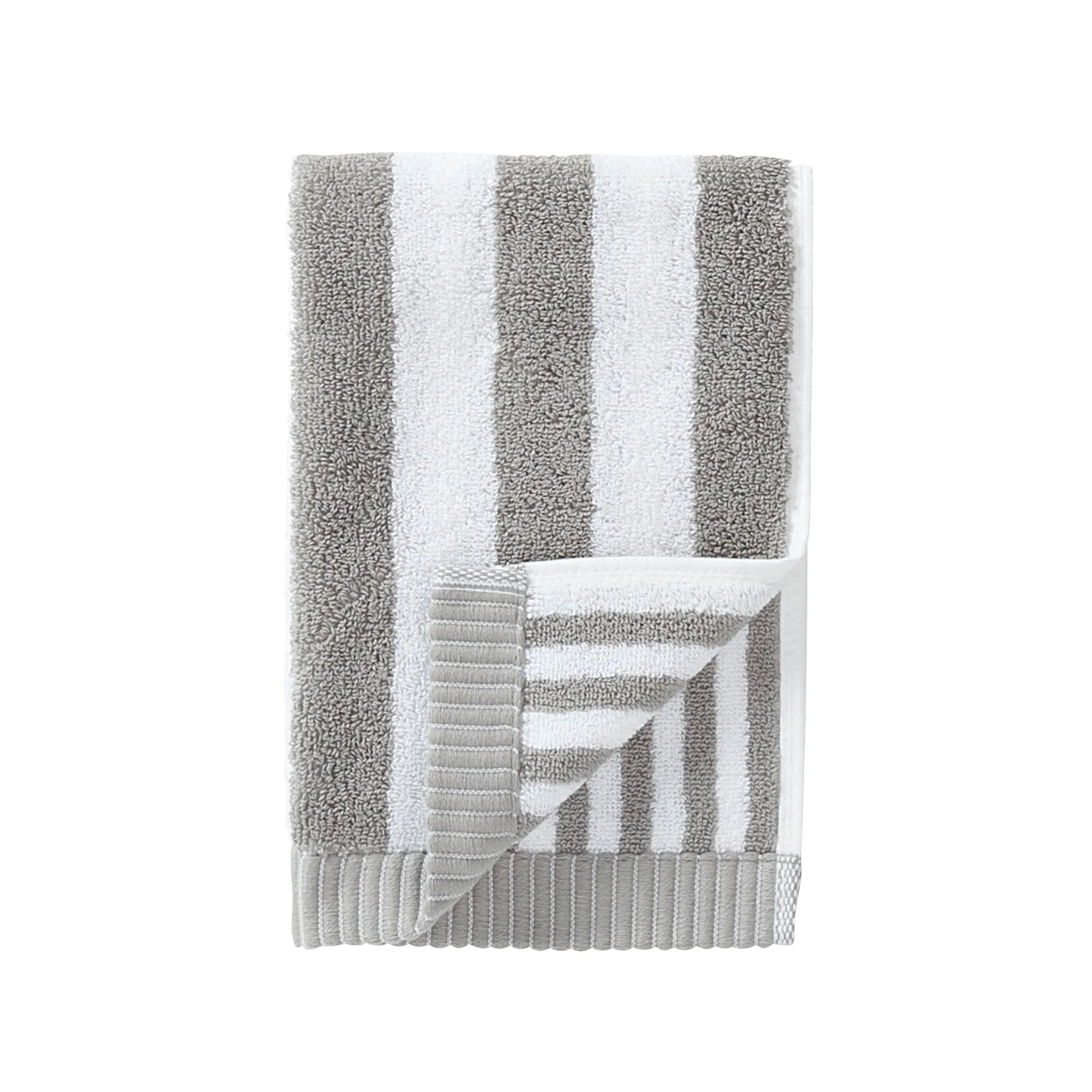 Kaksi Raitaa Handtuch grau, Gästehandtuch Marimekko