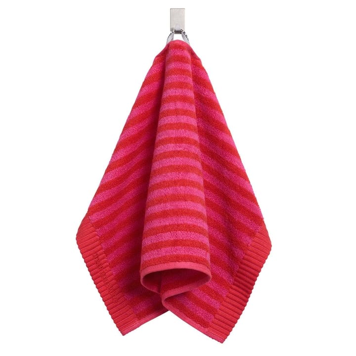 Kaksi Raitaa Handtuch rot, Gästehandtuch Marimekko