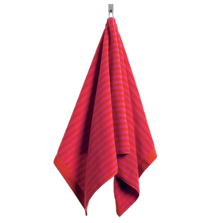 Kaksi Raitaa Handtuch rot, Handtuch Marimekko