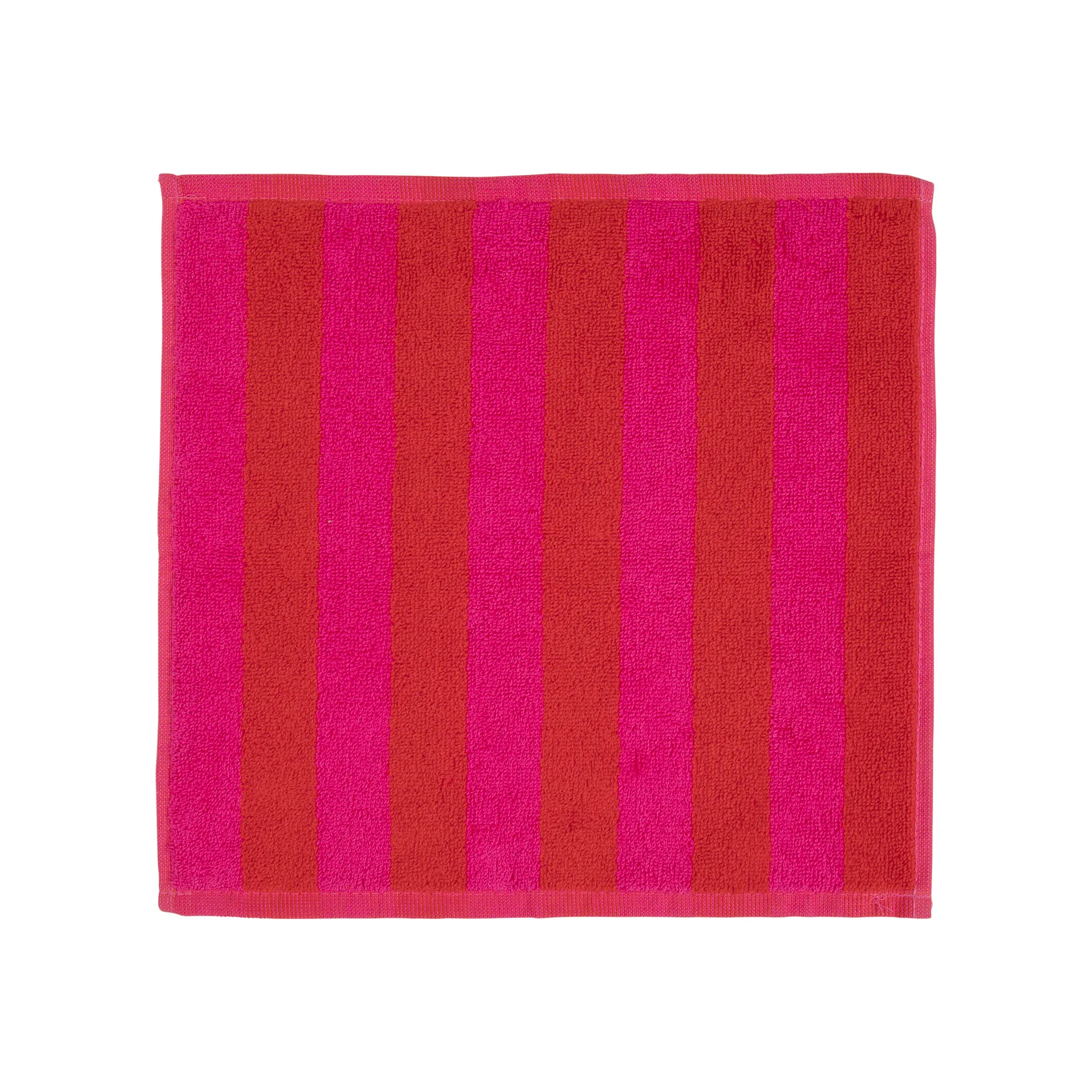 Kaksi Raitaa Handtuch rot, Minihandtuch Marimekko