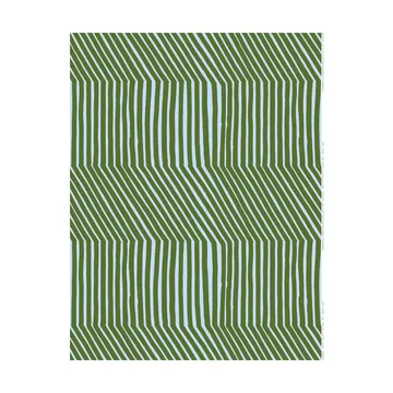 Kalasääski Baumwollstoff - Forest green-light blue - Marimekko