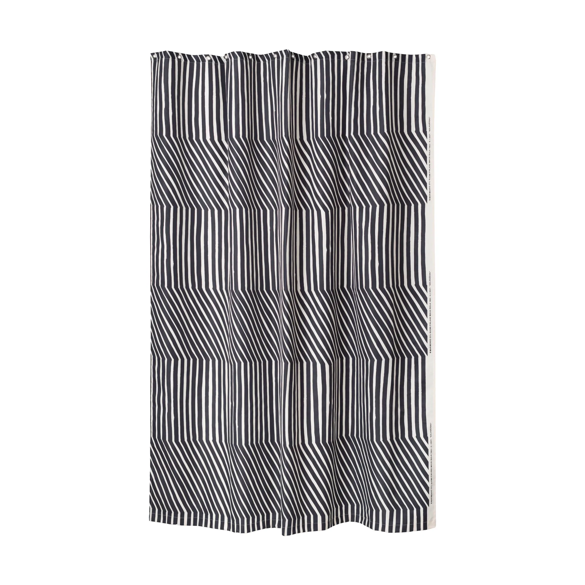 Kalasääski Duschvorhang 180x200 cm, Off white-charcoal Marimekko
