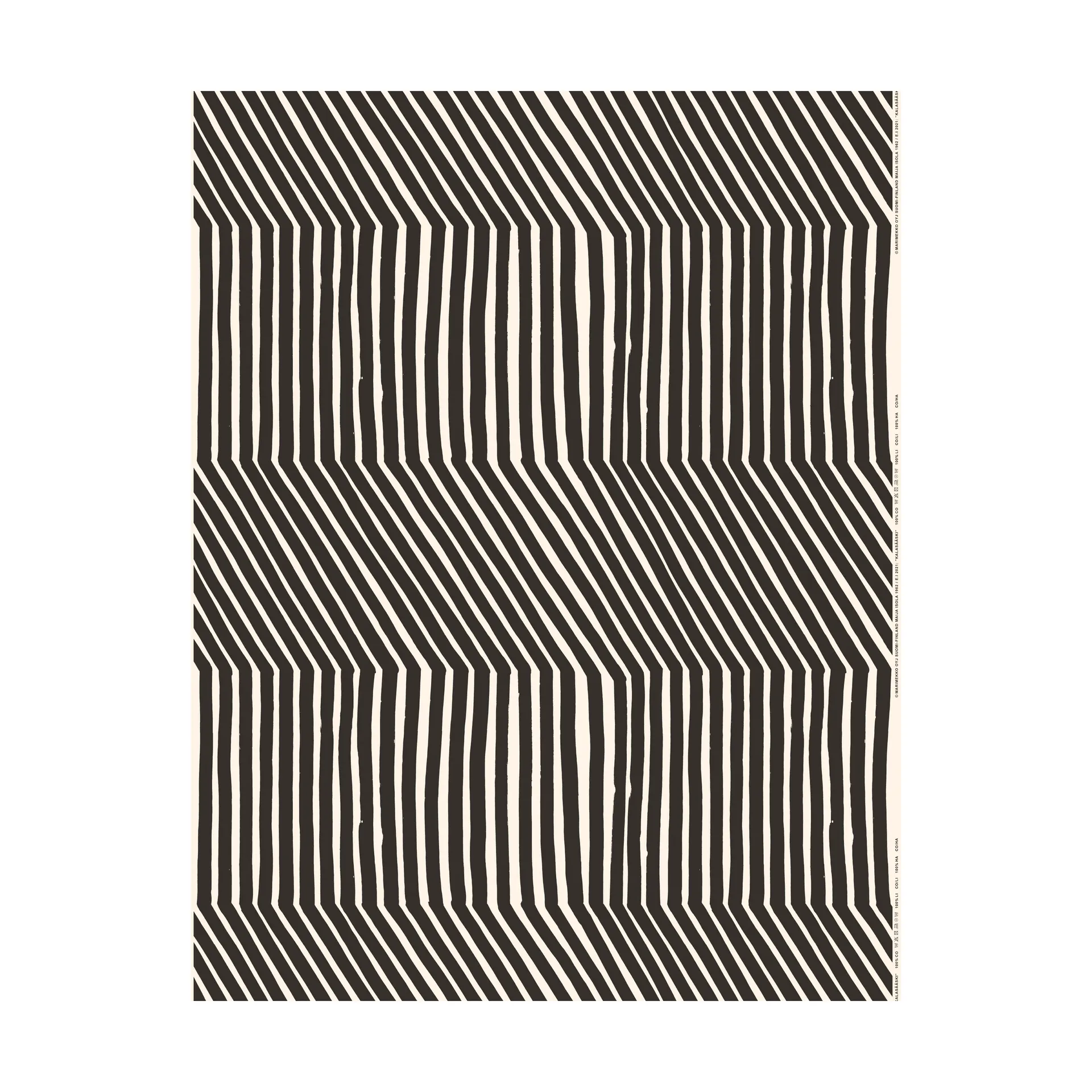 Kalasääski Wachstuch, Cotton-coal Marimekko