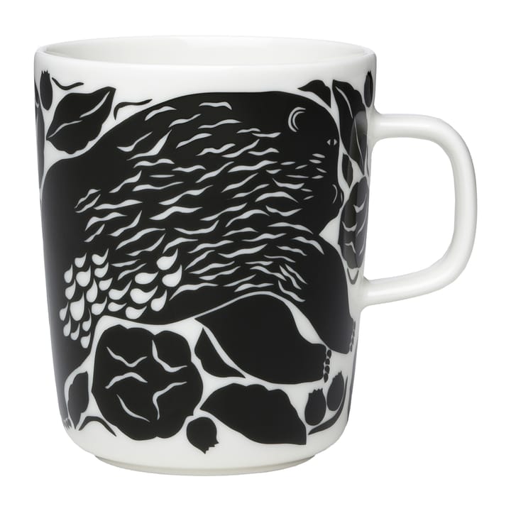 Karhuemo Tasse 2,5dl, Weiß-dunkelgrün Marimekko