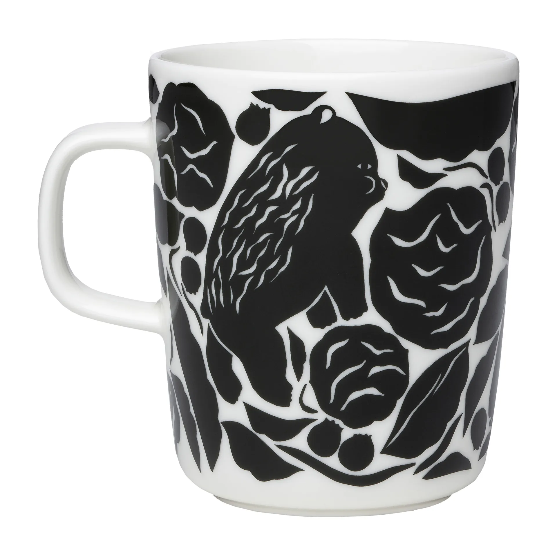 Karhuemo Tasse 2,5dl, Weiß-dunkelgrün Marimekko