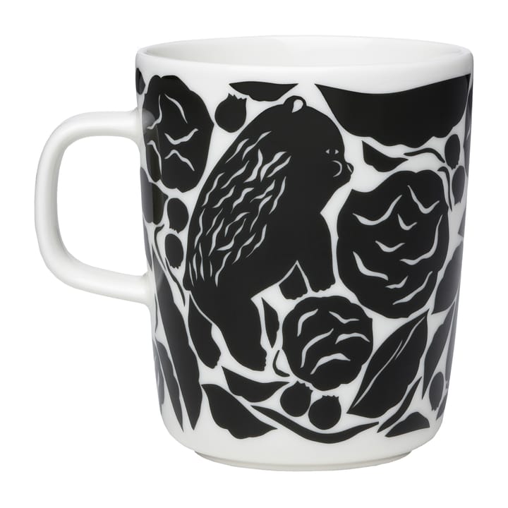 Karhuemo Tasse 2,5dl, Weiß-dunkelgrün Marimekko