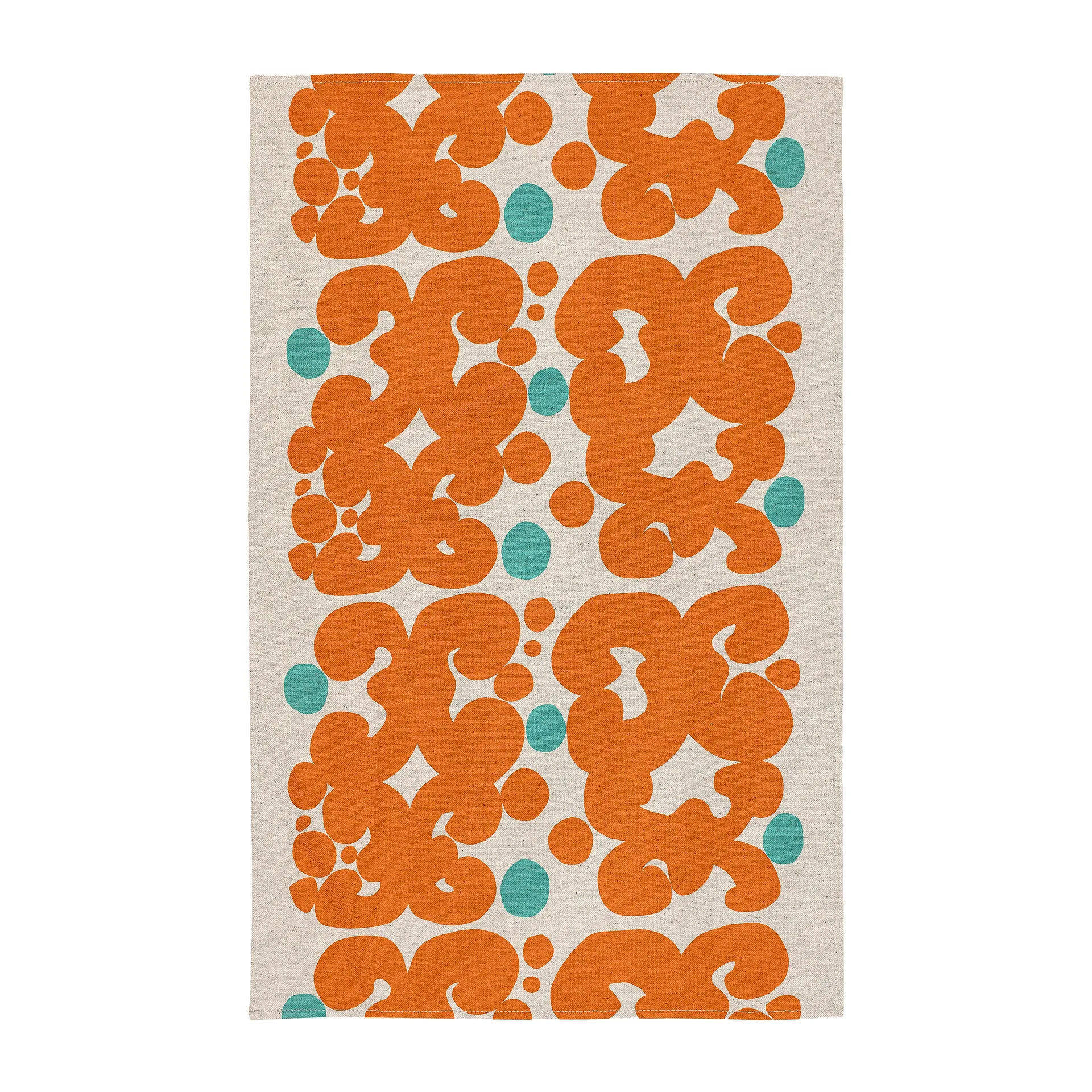 Keidas Geschirrtuch 43 x 70cm, Beige-orange-türkis Marimekko