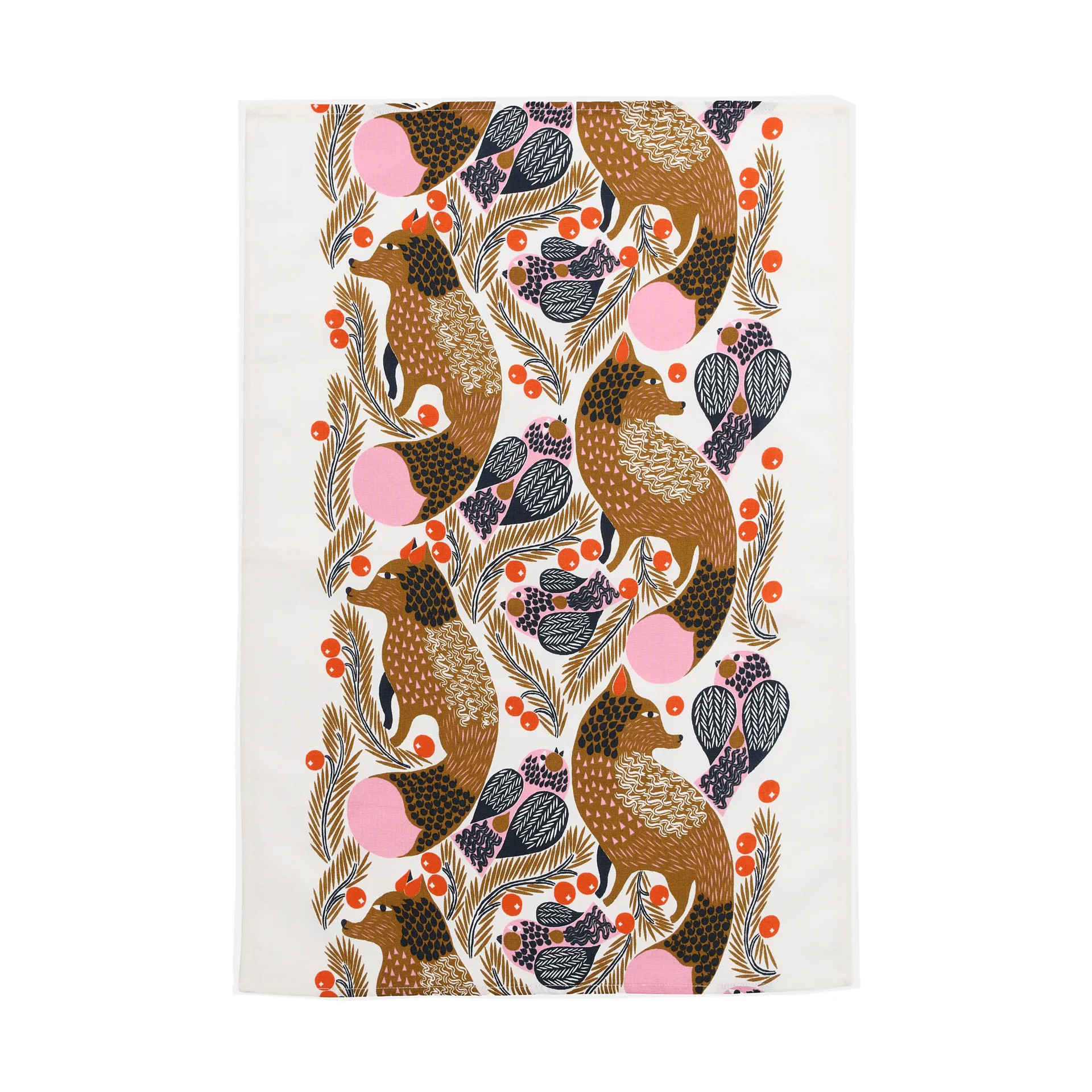 Ketunmarja Geschirrtuch 47 x 70cm, Weiß-Multicolor Marimekko
