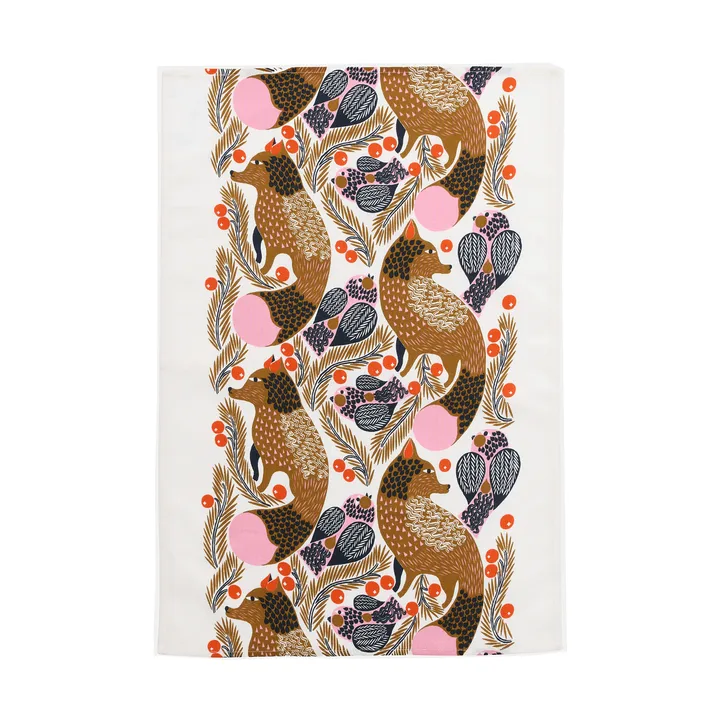 Ketunmarja Geschirrtuch 47 x 70cm - Weiß-Multicolor - Marimekko