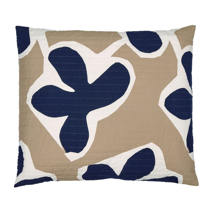 Kevätkiuru Kissen 60 x 60 cm - Beige-Dunkelblau - Marimekko