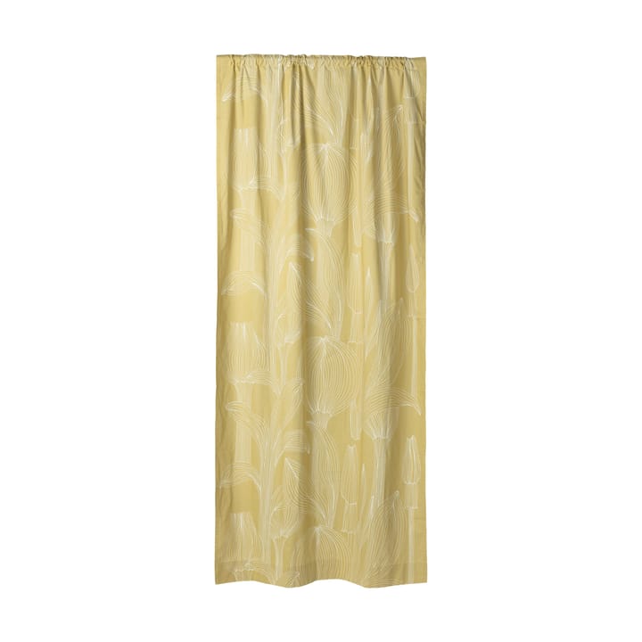 Kukat Puhkeavat Gardinenlänge 135x250 cm - Khaki-white - Marimekko