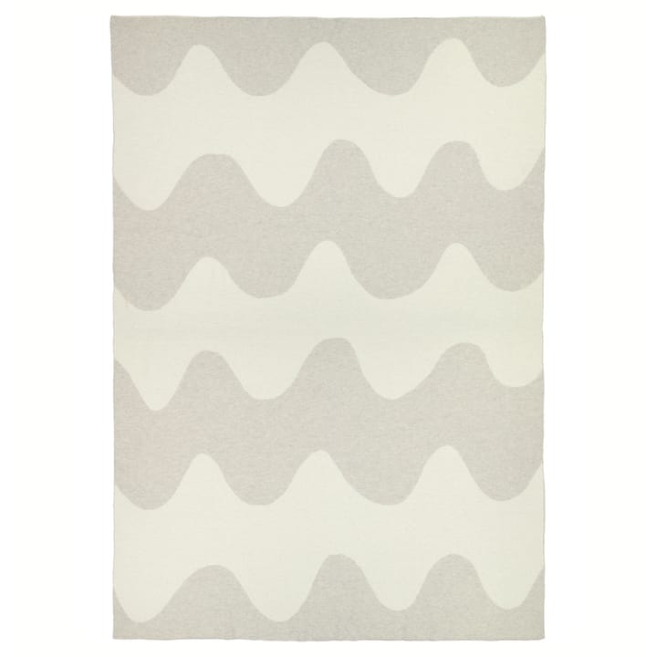 Lokki Decke gestickt 130 x 180cm - Beige-weiß - Marimekko