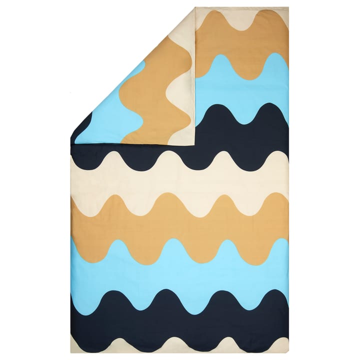 Lokki Deckenbezug 150 x 210cm - Beige-blau - Marimekko