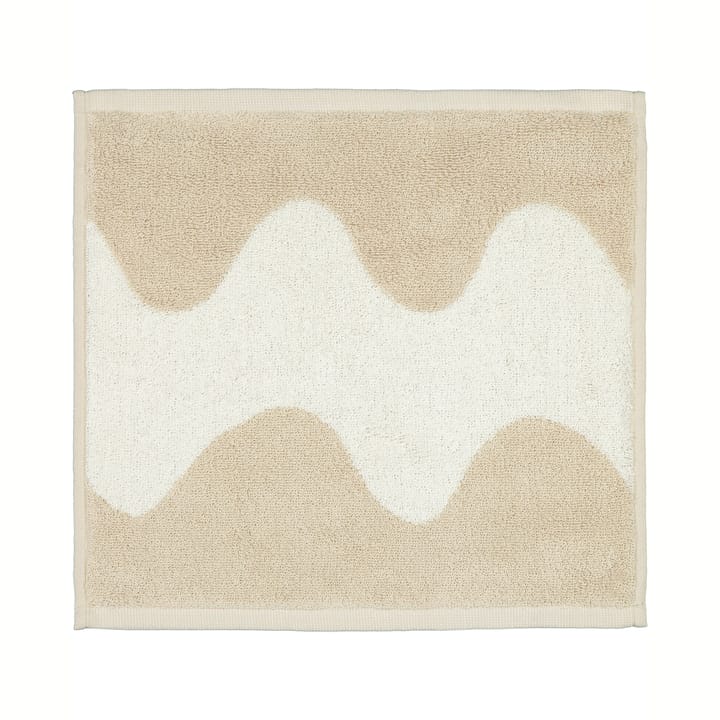 Lokki Handtuch beige-weiß - 30 x 30cm - Marimekko