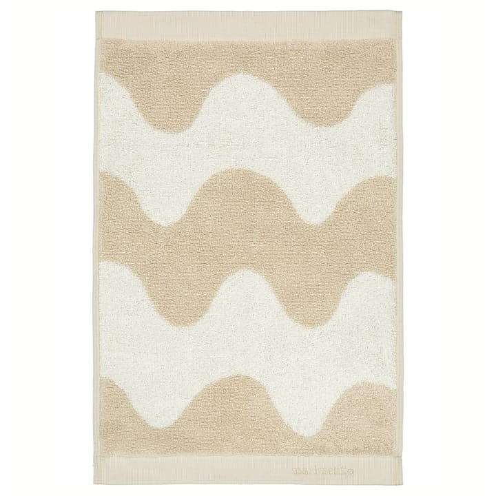 Lokki Handtuch beige-weiß - 30 x 50cm - Marimekko