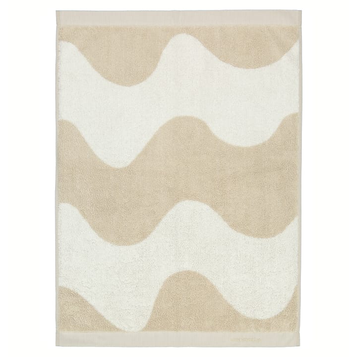 Lokki Handtuch beige-weiß - 50 x 70cm - Marimekko