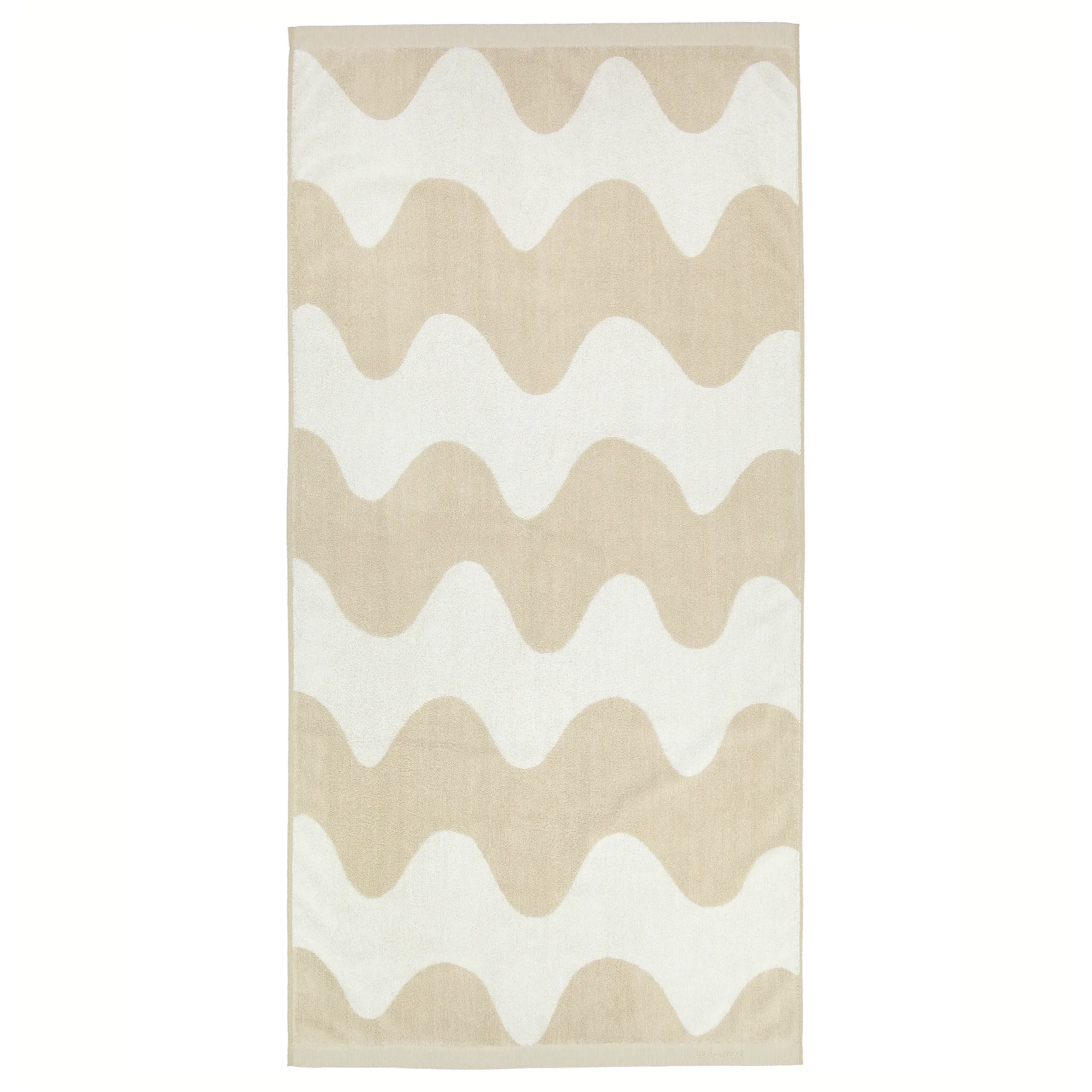Lokki Handtuch beige-weiß, 70 x 140cm Marimekko