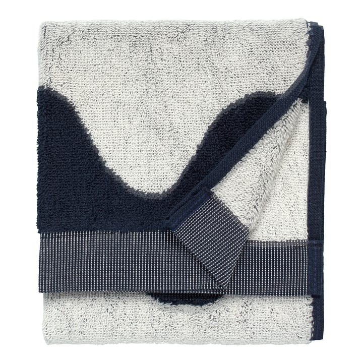 Lokki Handtuch dunkelblau-weiß, 30 x 50cm Marimekko
