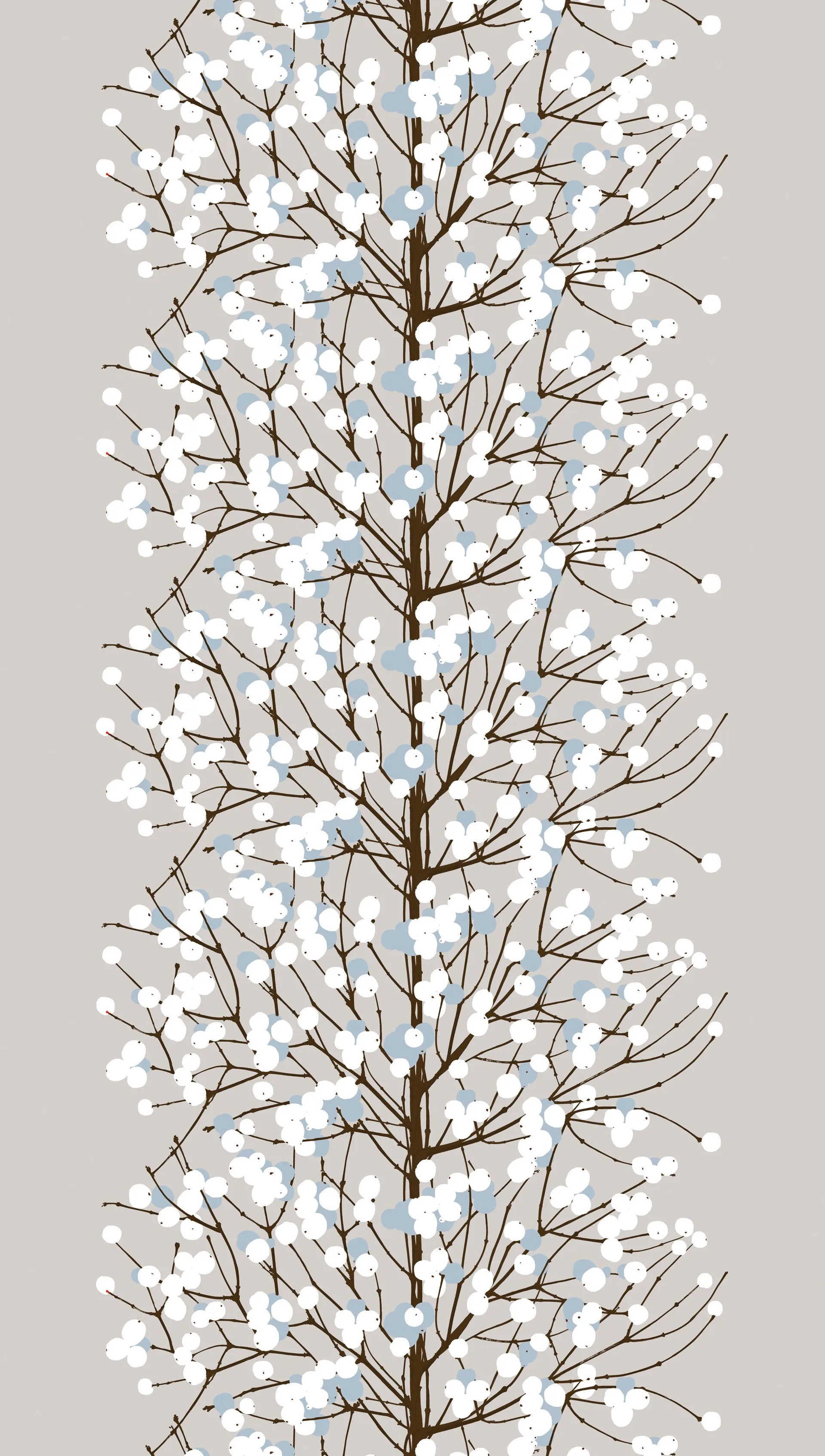 Lumimarja beiges Wachstuch, Beige Marimekko