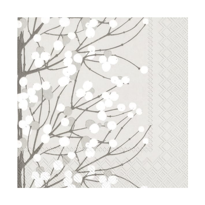 Lumimarja Serviette 33 x 33cm 20er Pack - Grau - Marimekko