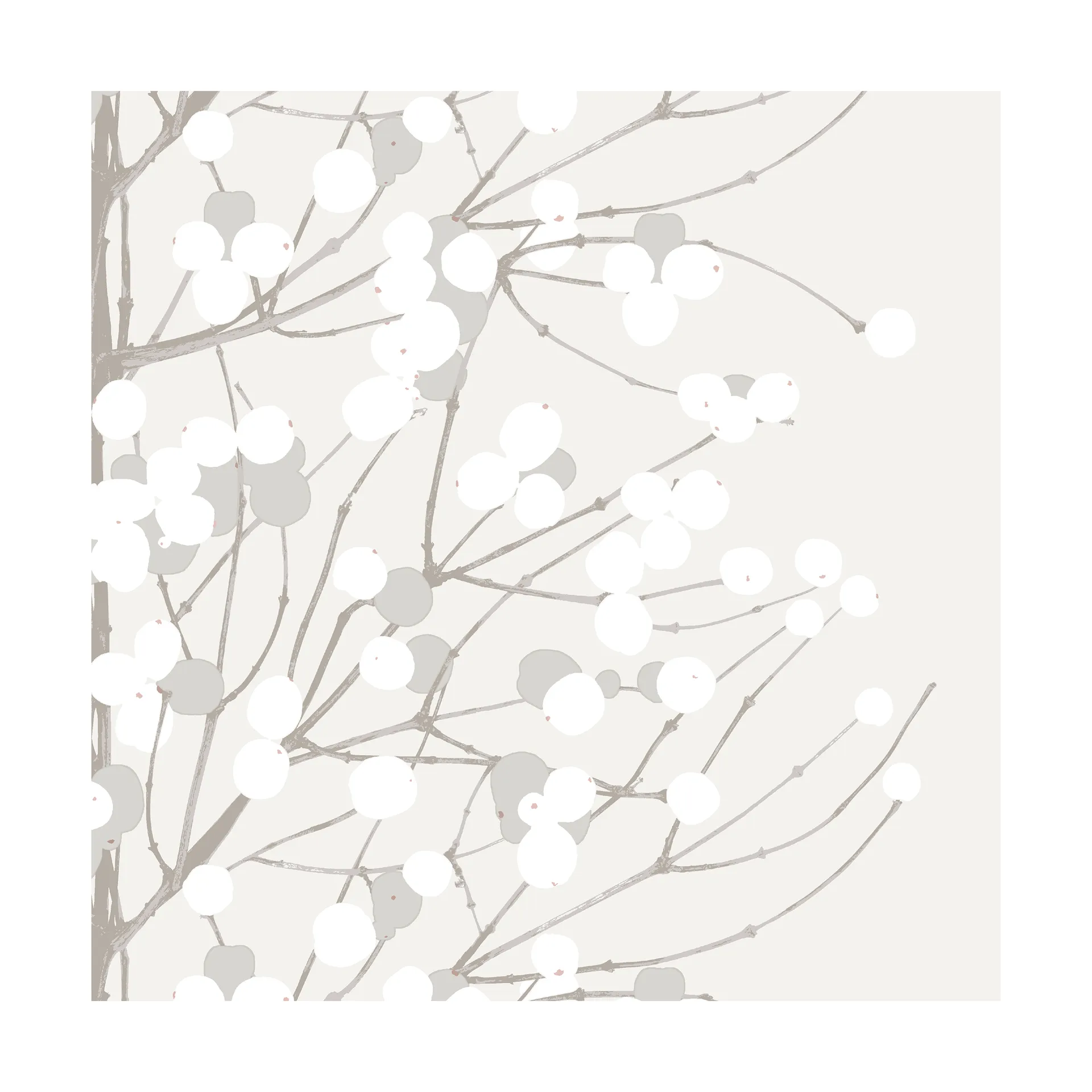 Lumimarja Serviette 33 x 33cm 20er Pack, White Marimekko