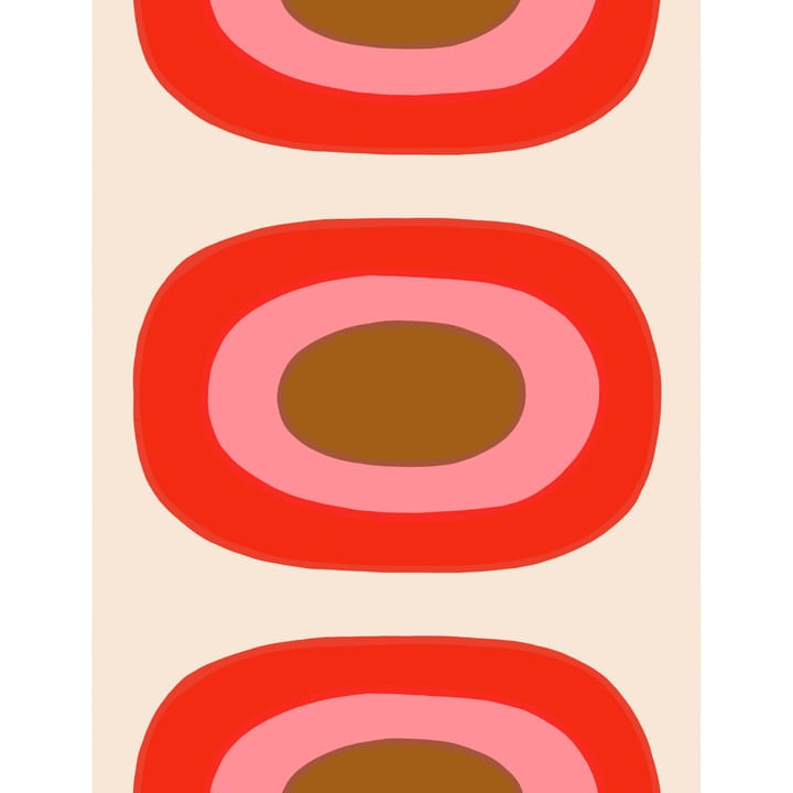 Melooni Stoff - Rot -rosa - Marimekko