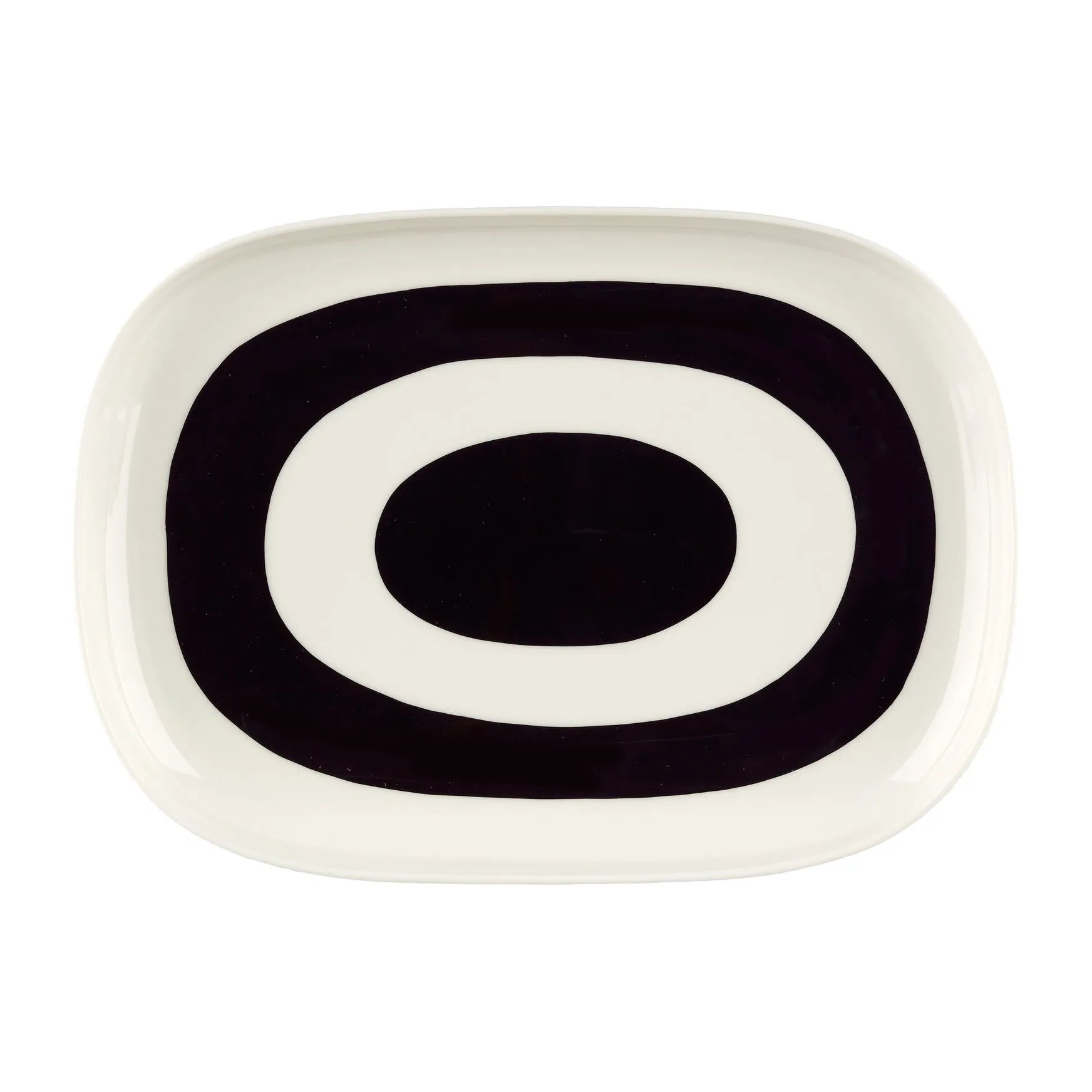 Melooni Teller 32 x 23cm, White-clay Marimekko