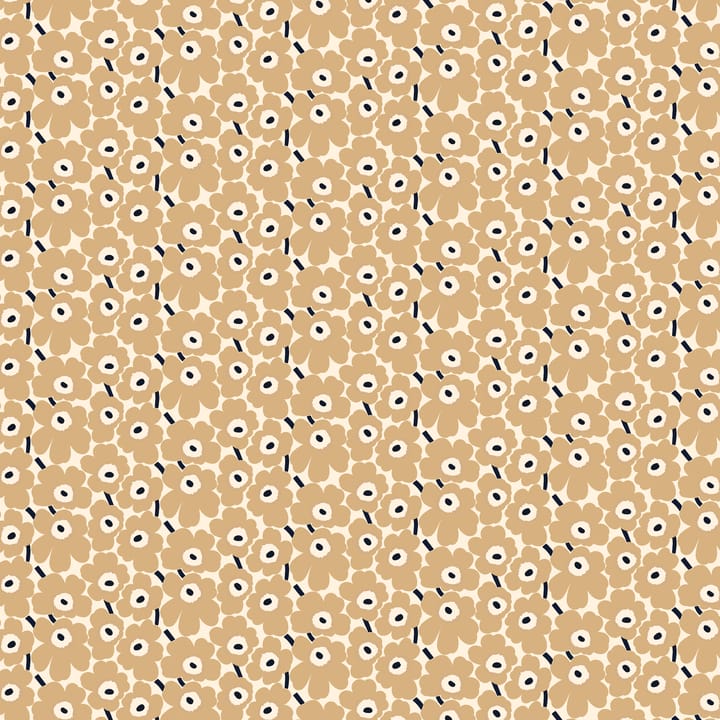 Mini-Unikko Stoff - Naturweiß-beige-blau - Marimekko