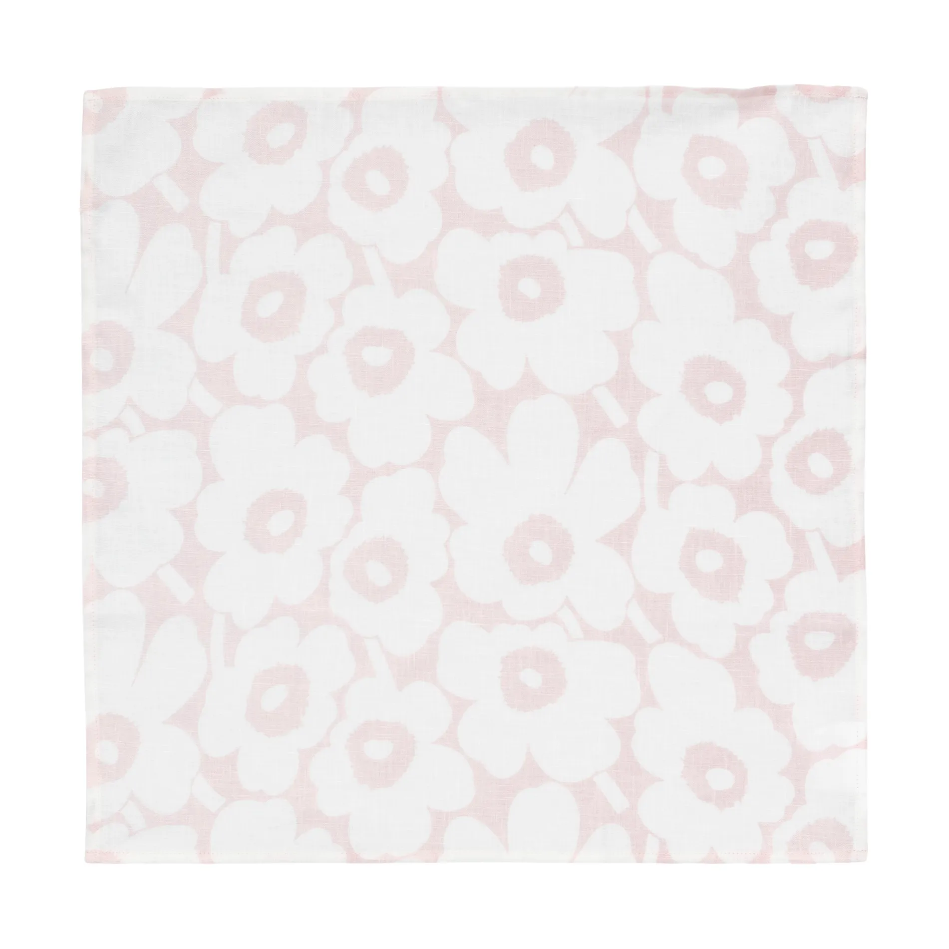Mini unikko Stoffserviette 43x43 cm, White-pink Marimekko