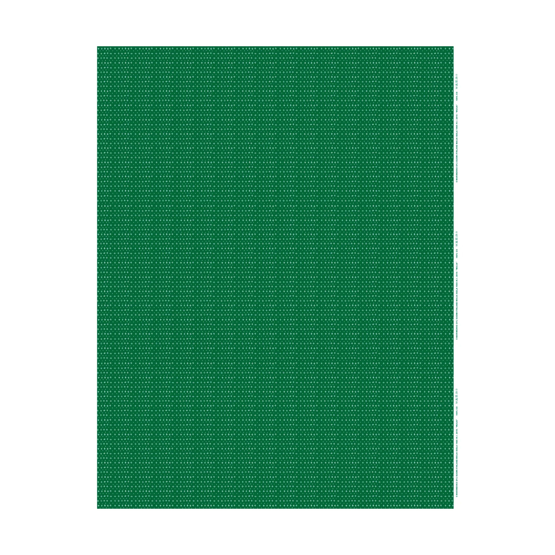 Muija Stoff Baumwoll-Leinen, Green Marimekko