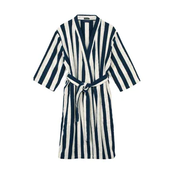 Nimikko Bademantel - Sand-dark blue, L/XL - Marimekko