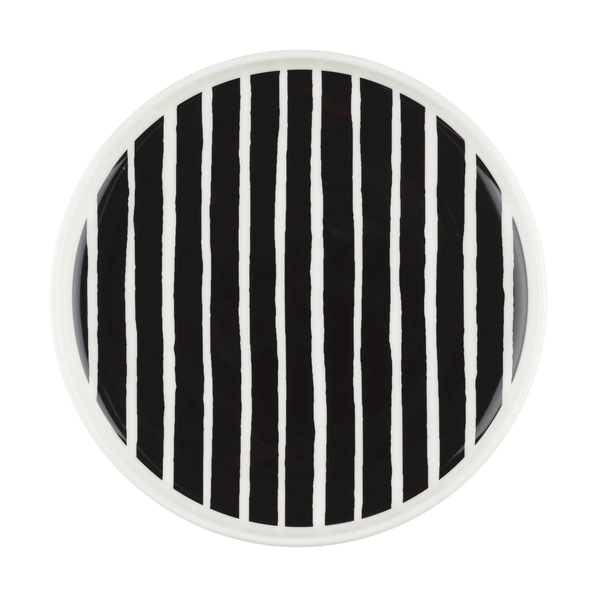 Oiva Piccolo Teller Ø20 cm, White-black Marimekko