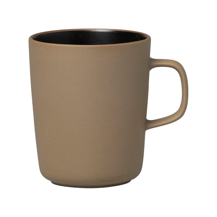 Oiva Tasse 25cl - Braun-schwarz - Marimekko