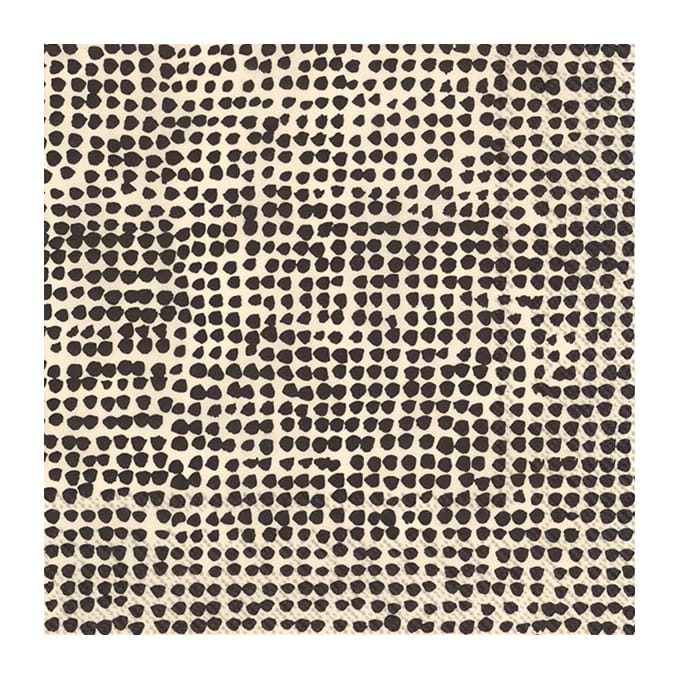 Orkanen Serviette 33 x 33cm 20er Pack - Linen black - Marimekko