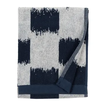 Ostjakki Handtuch dark blue-off white - 50 x 70cm - Marimekko