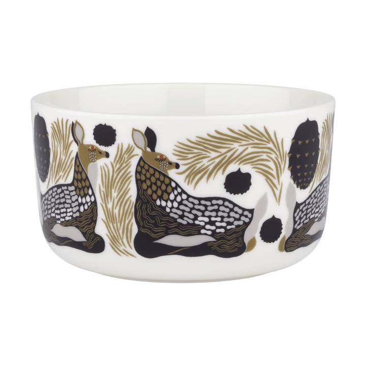 Peura Schale 5dl, White-coal-mud-light grey Marimekko
