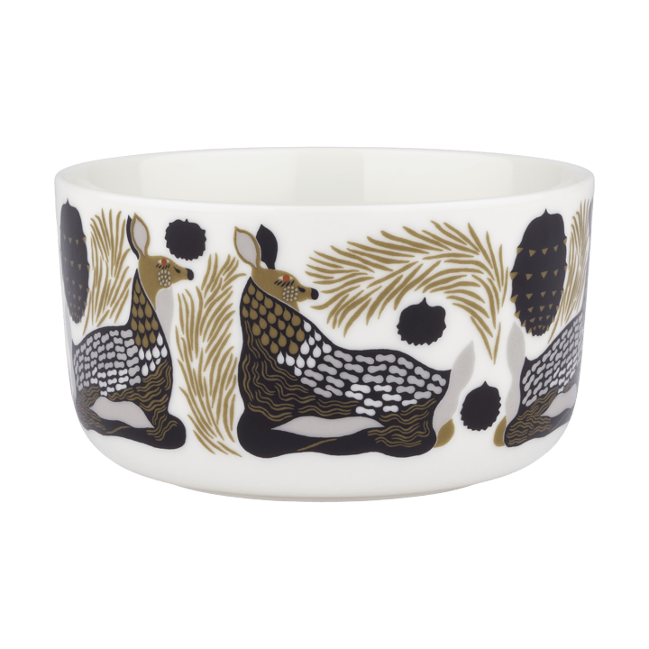 Peura Schale 5dl - White-coal-mud-light grey - Marimekko