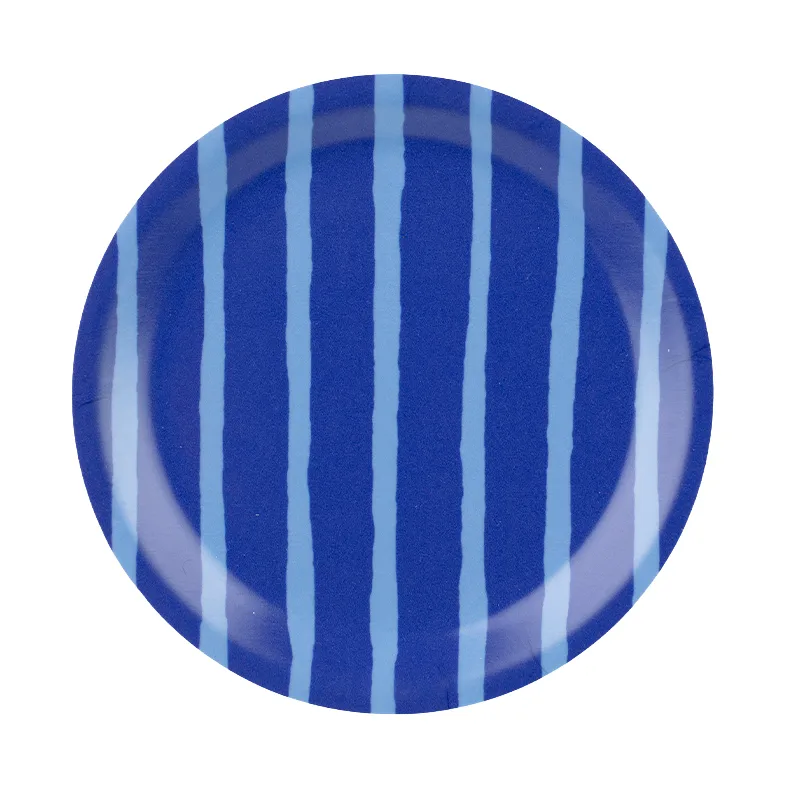 Piccolo Glasuntersetzer, Light blue-blue, Ø11 cm Marimekko