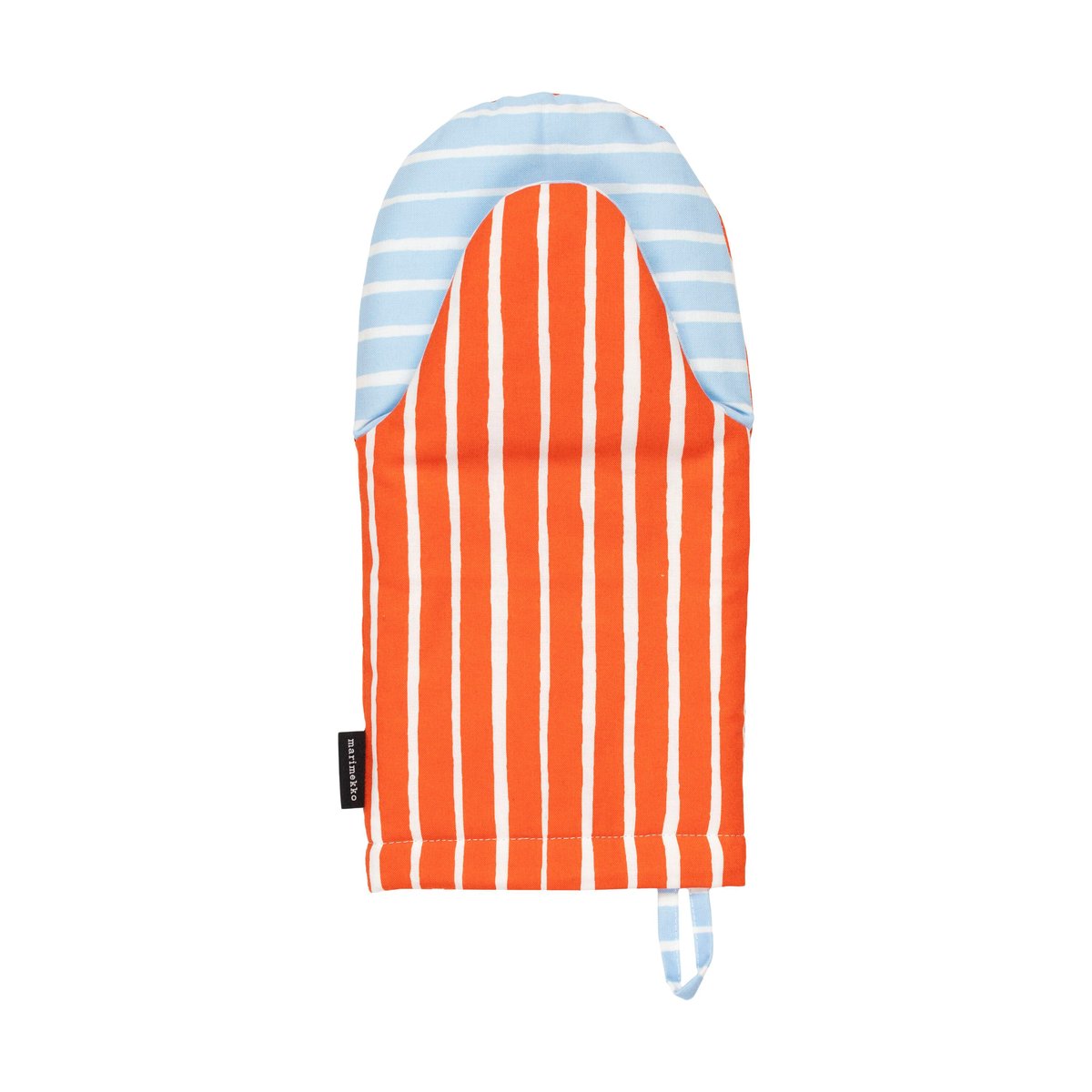 Marimekko Piccolo Ofenhandschuh White-tomato red-light blue