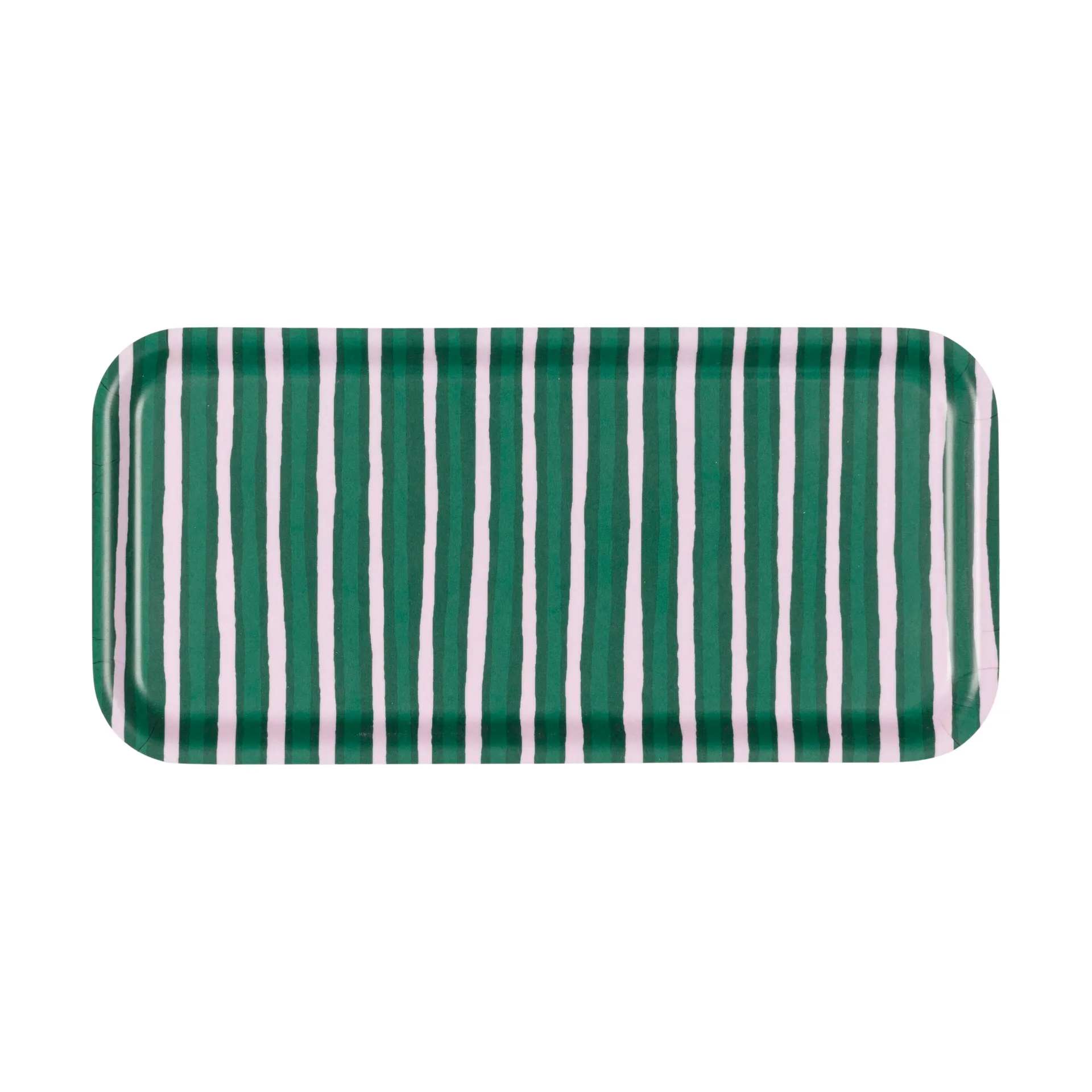 Piccolo Tablett 13,5x27,5 cm, Green Marimekko