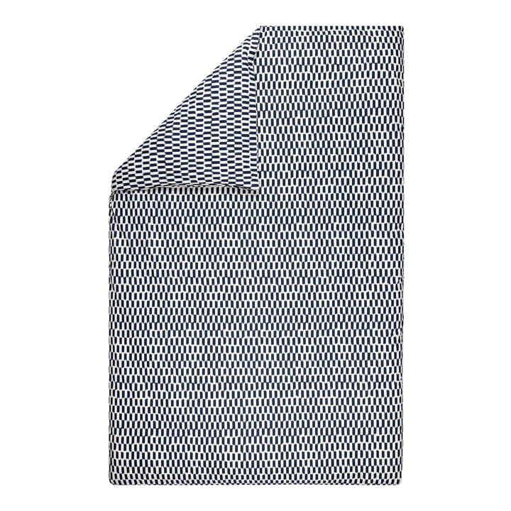 Piekana Deckenbezug 150 x 210cm - Dark blue-off white - Marimekko