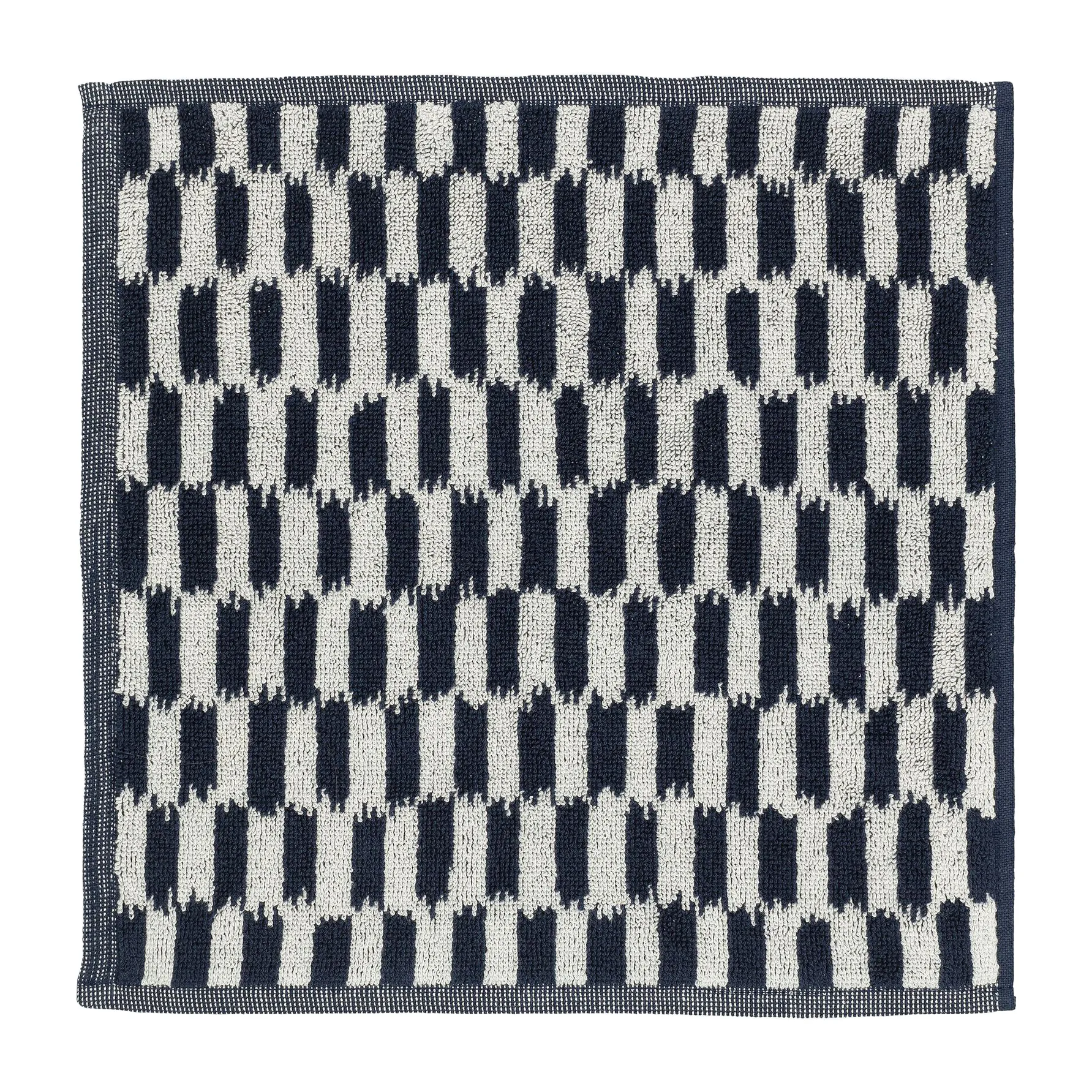 Piekana Handtuch dark blue-off white, 30 x 30cm Marimekko