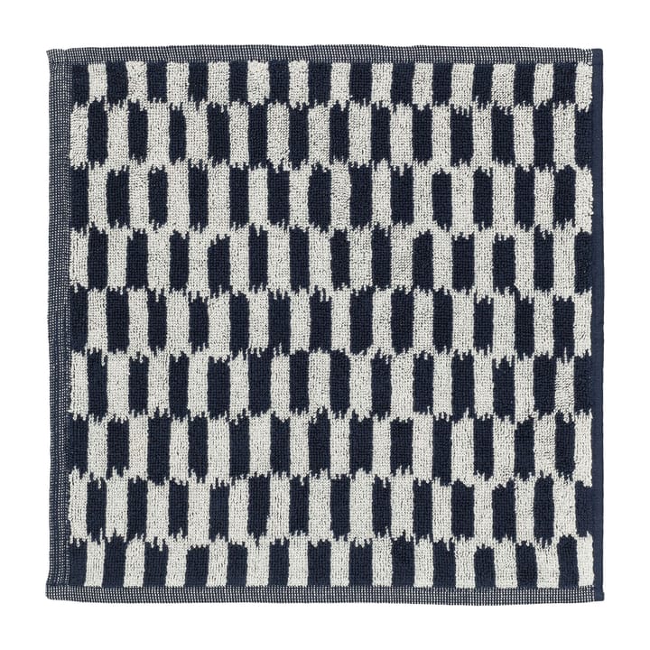 Piekana Handtuch dark blue-off white - 30 x 30cm - Marimekko