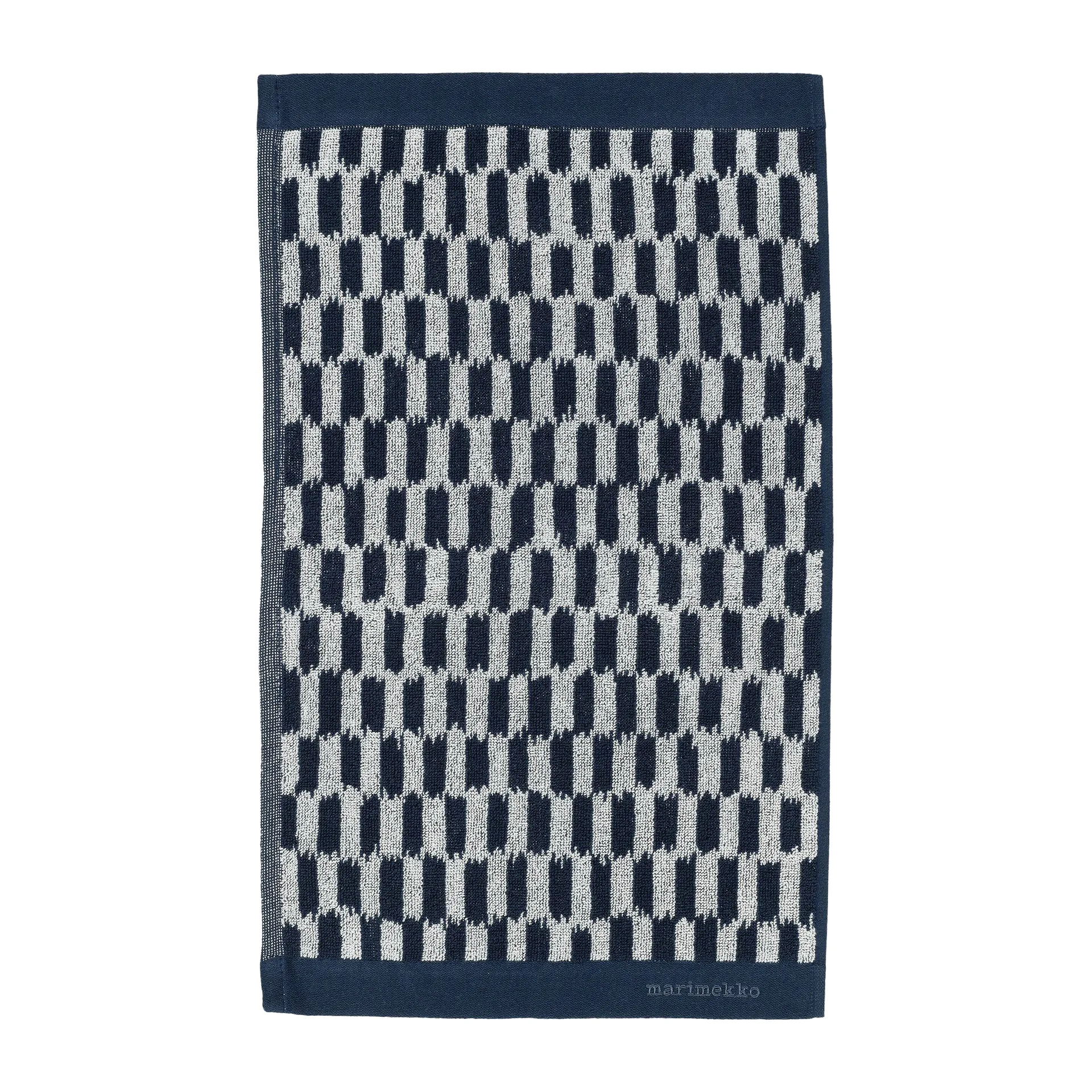 Piekana Handtuch dark blue-off white, 30 x 50cm Marimekko