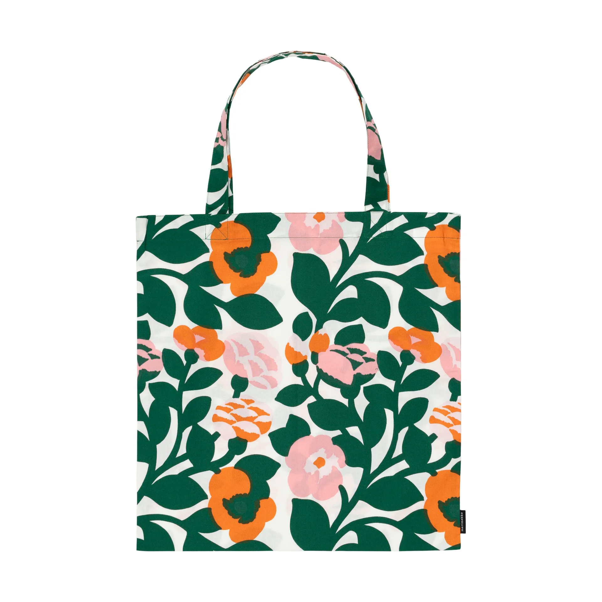 Pieni Green Green Tasche 44x43 cm, Grün-orange Marimekko