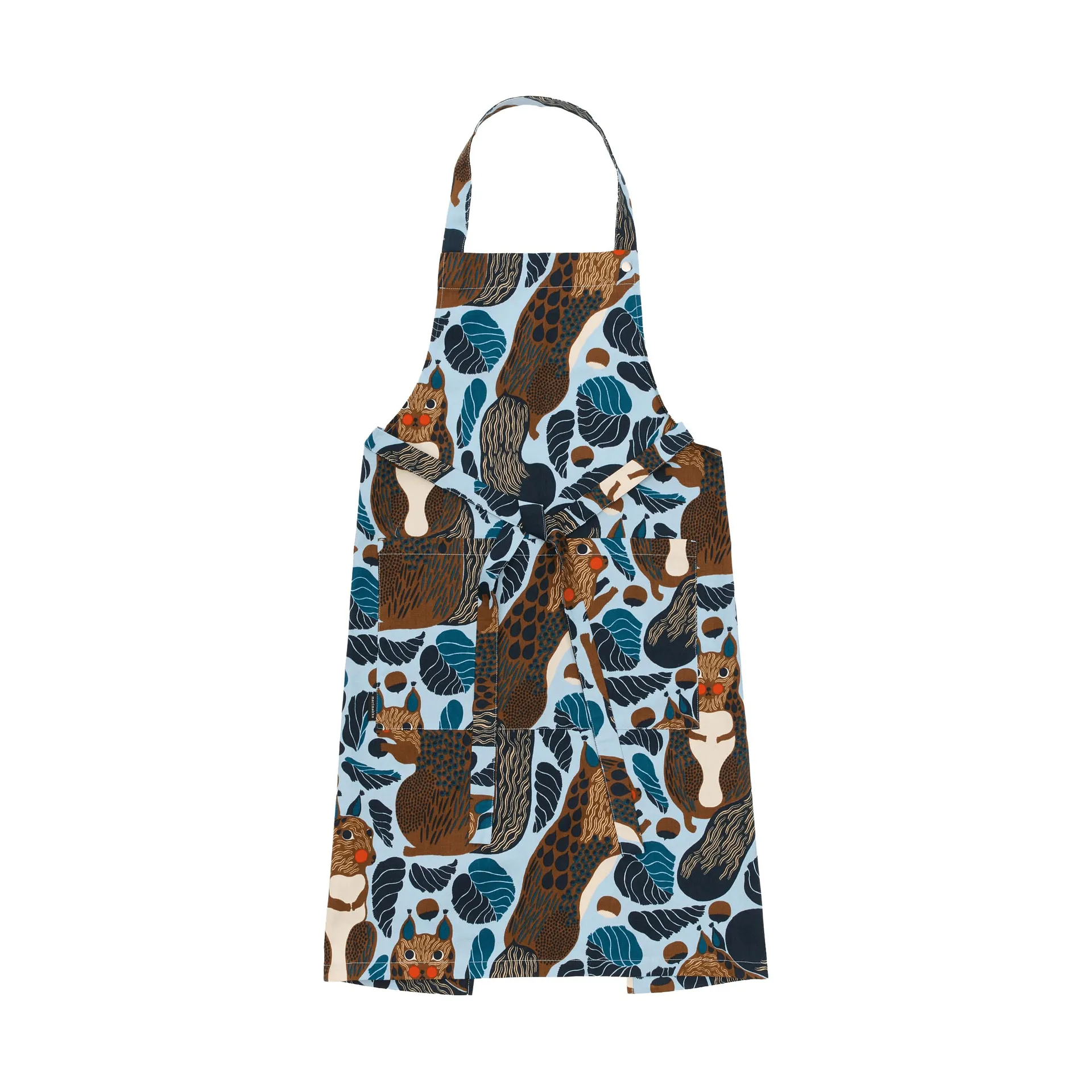 Pieni Kurre Schürze, Himmelblau-Mehrfarbig Marimekko