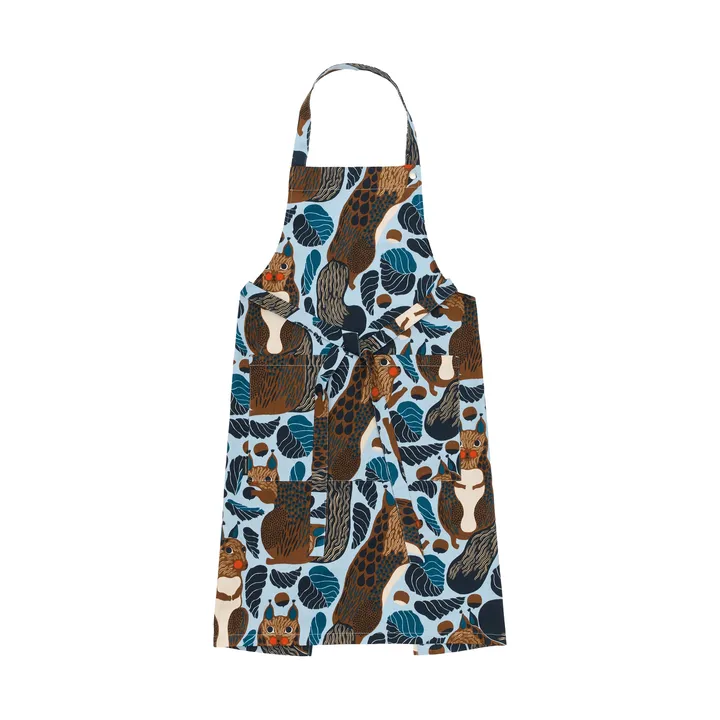 Pieni Kurre Schürze - Himmelblau-Mehrfarbig - Marimekko
