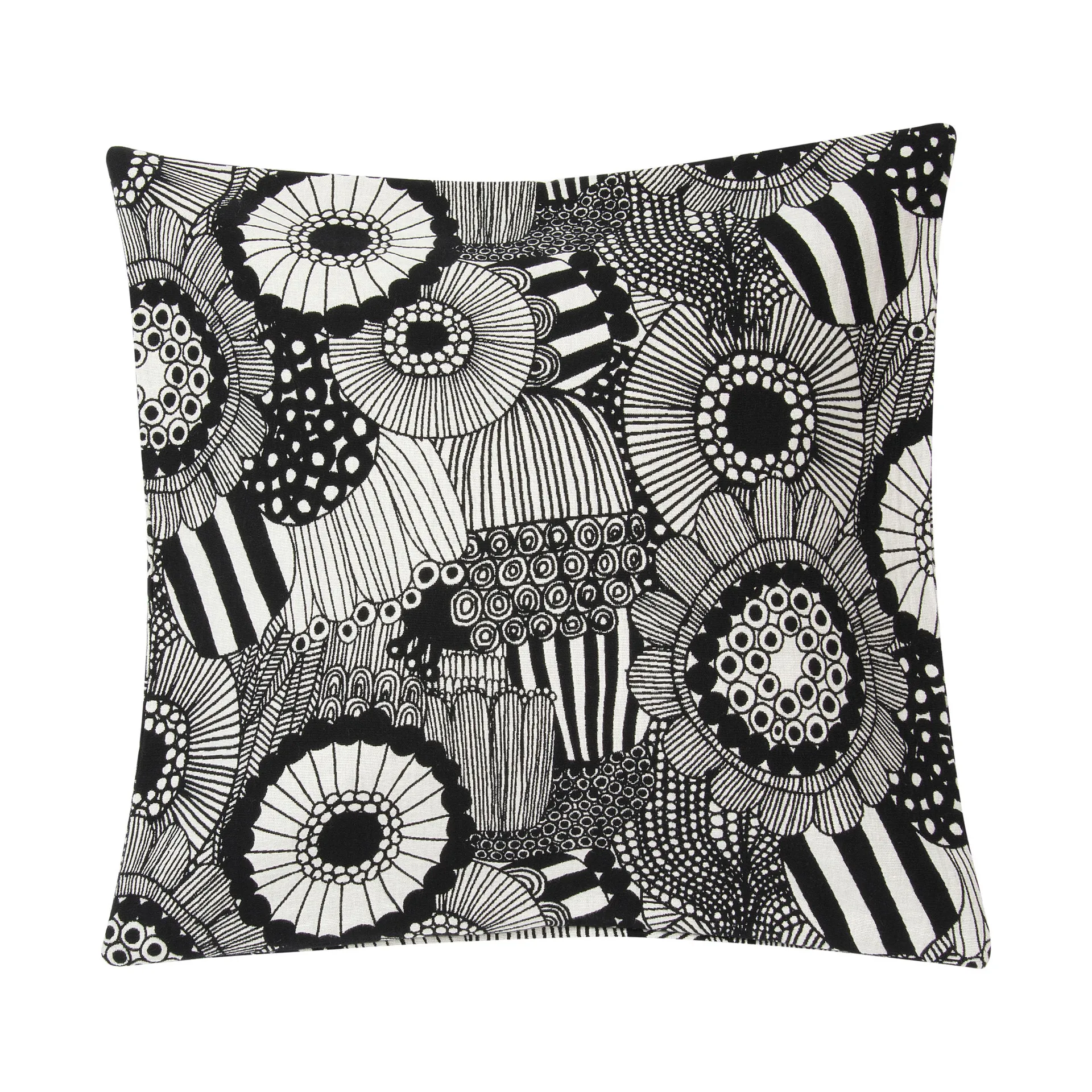 Pieni Siirtolapuutarha Kissenbezug 50 x 50cm, Off-white-schwarz Marimekko