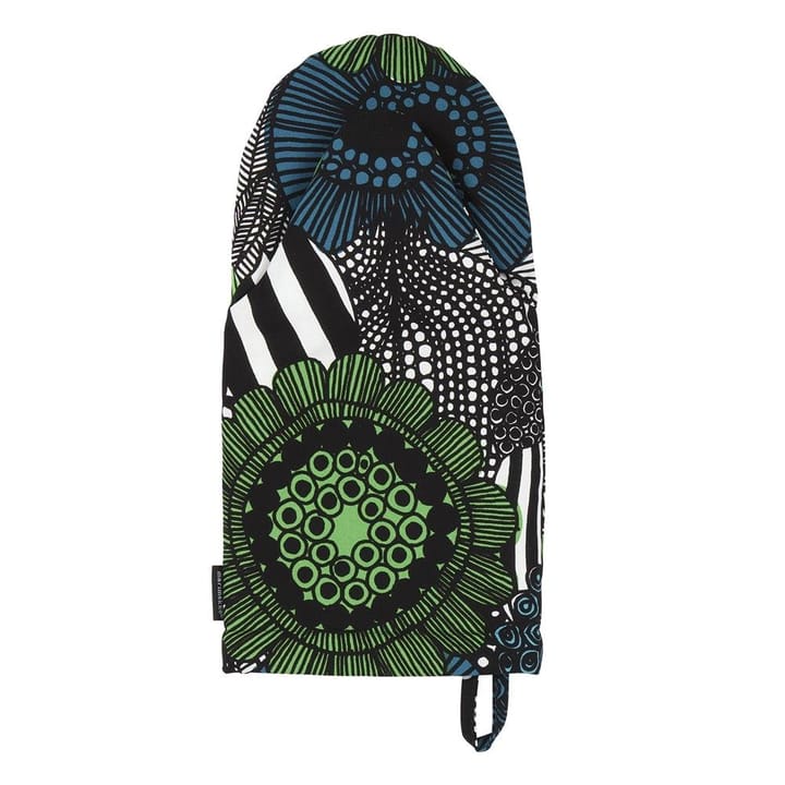 Pieni Siirtolapuutarha Ofenhandschuh, Blau-grün (100 jahre Finnland) Marimekko