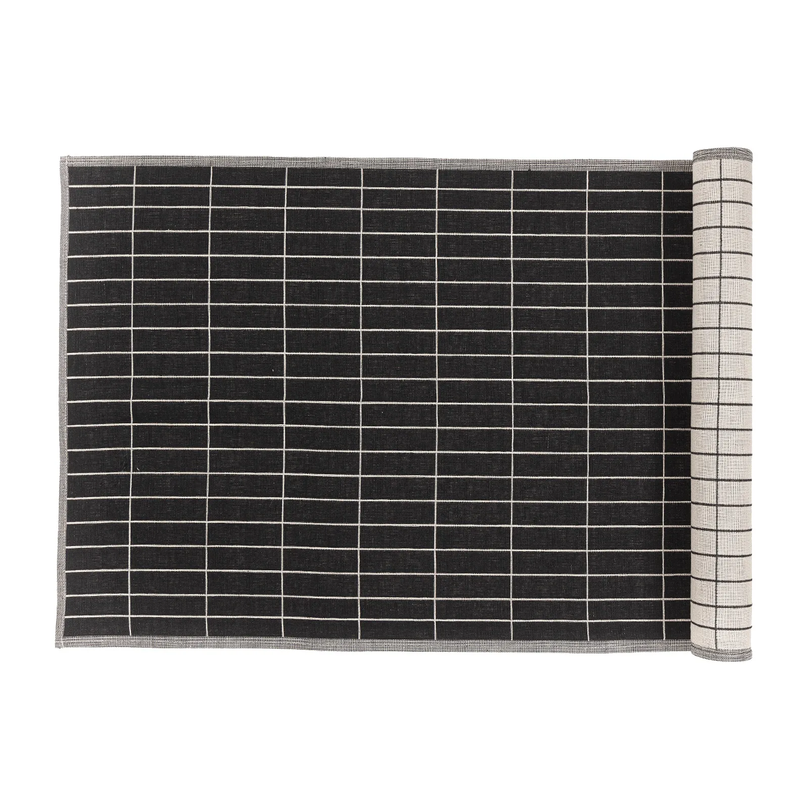 Pieni Tiiliskivi Tischläufer 47 x 150 cm, Charcoal-beige Marimekko